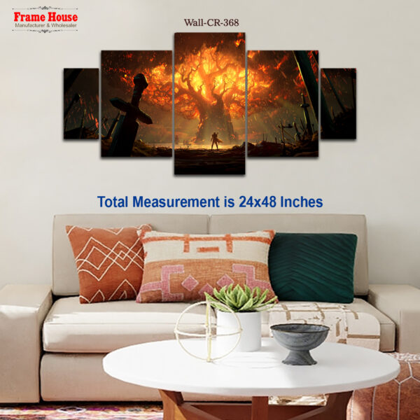 Fire Wall Art Photo Frame