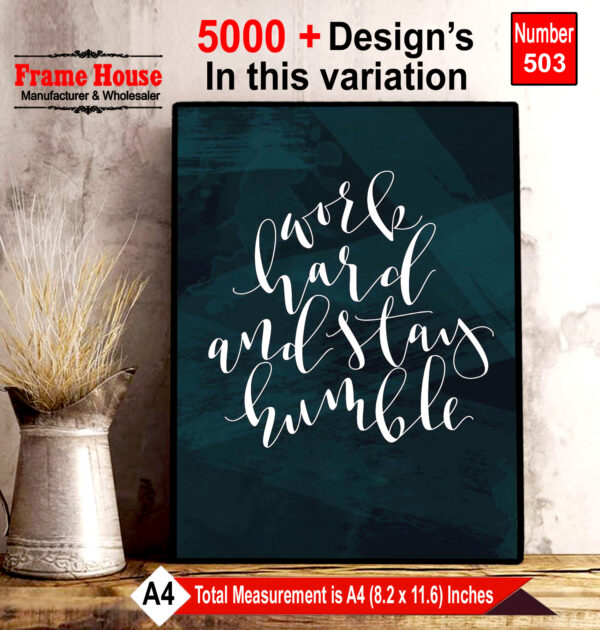 English Quote Photo Frame