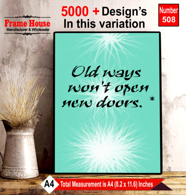 English Quote Photo Frame