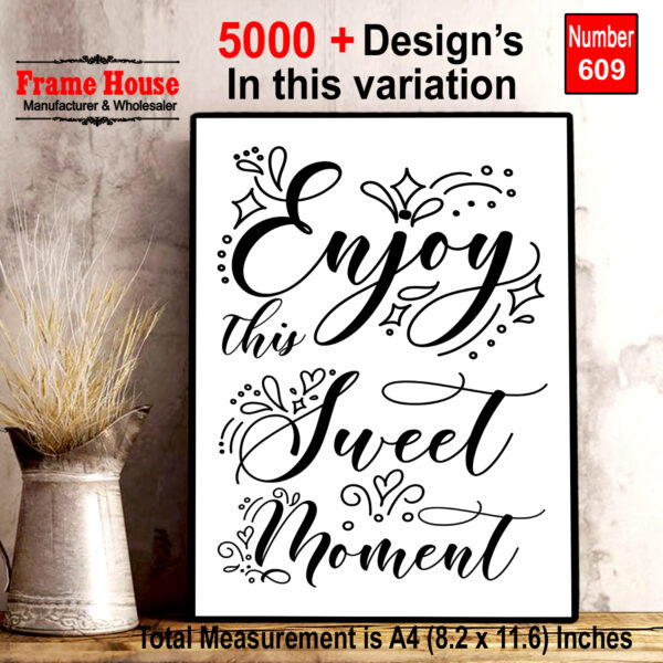 English Quote Photo Frame