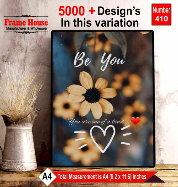 English Quote Photo Frame