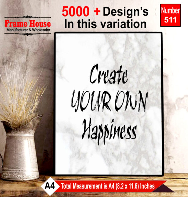 English Quote Photo Frame