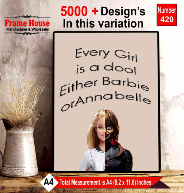 English Quote Photo Frame