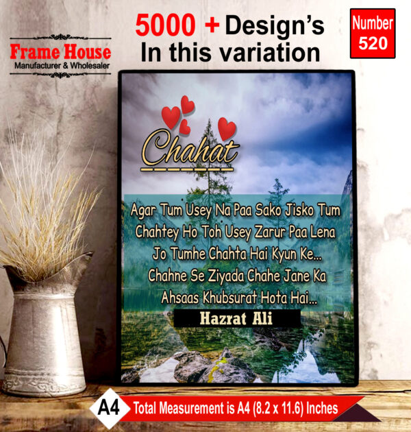 Islamic Quote Photo Frame