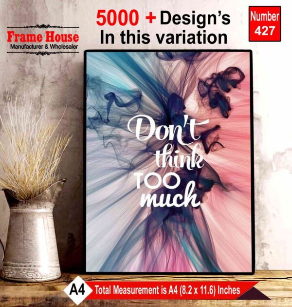 English Quote Photo Frame