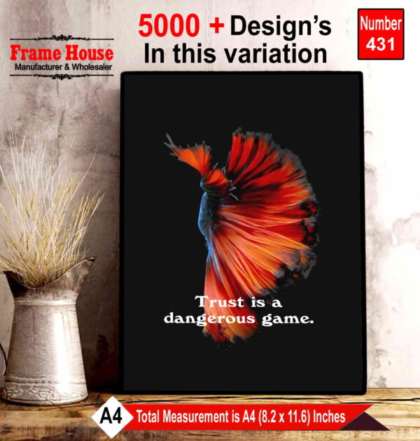 English Quote Photo Frame