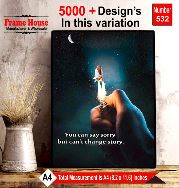 English Quote Photo Frame