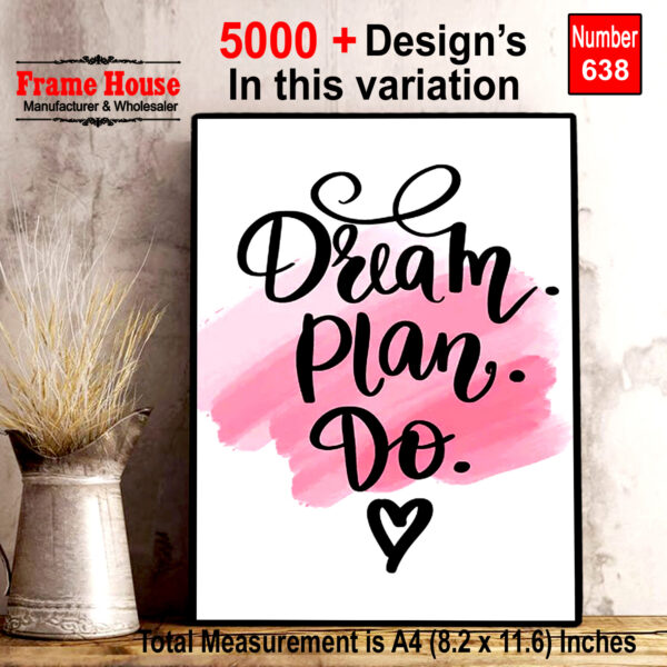 English Quote Photo Frame