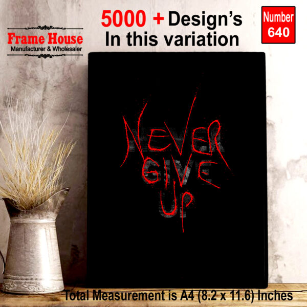 English Quote Photo Frame