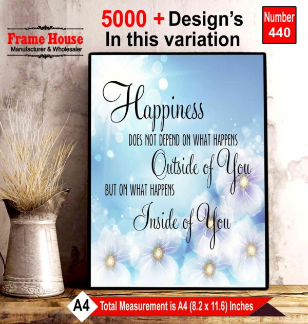 English Quote Photo Frame