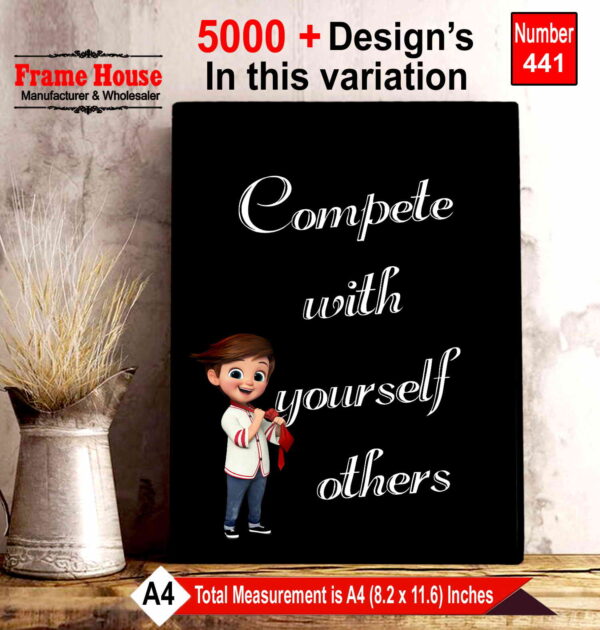 English Quote Photo Frame