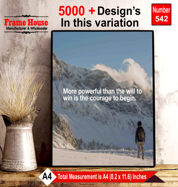 English Quote Photo Frame