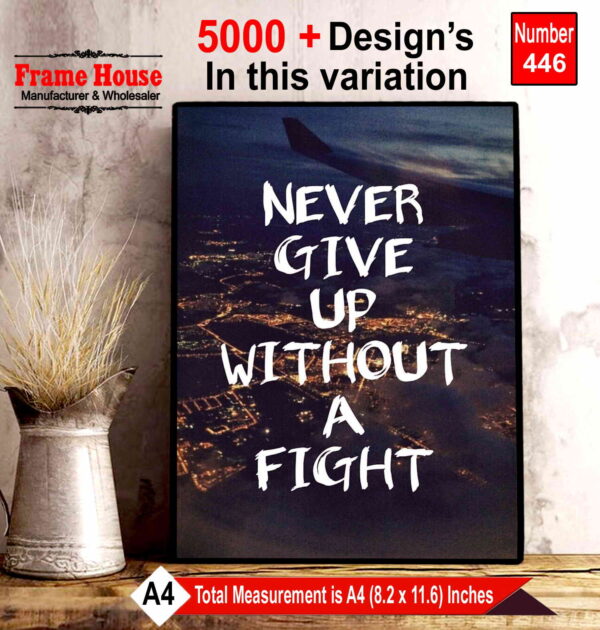 English Quote Photo Frame