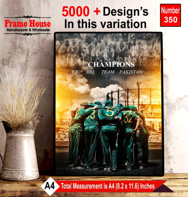 Pak Cricket Team Photo Frame