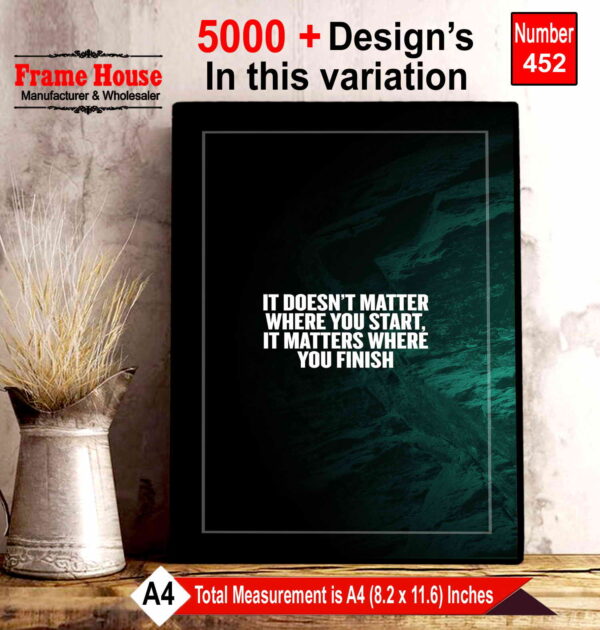 English Quote Photo Frame