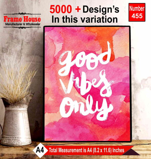 English Quote Photo Frame