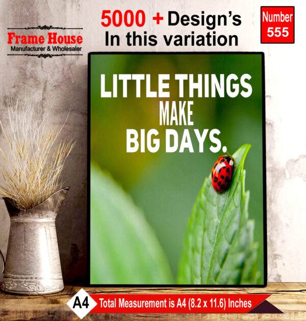 English Quote Photo Frame