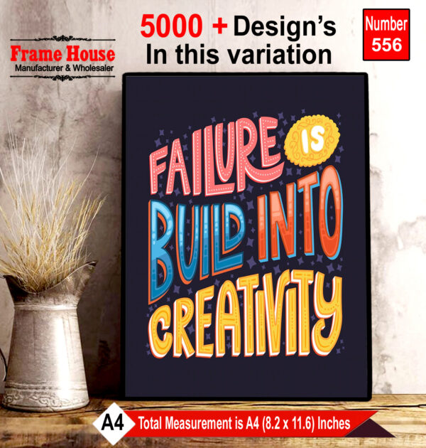 English Quote Photo Frame