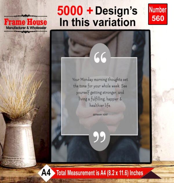 English Quote Photo Frame