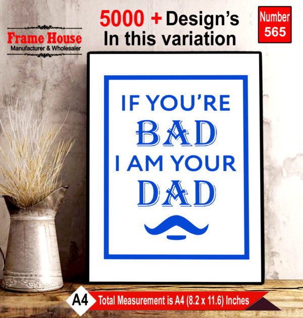 English Quote Photo Frame