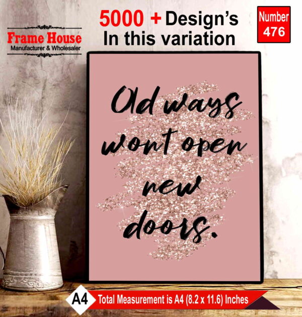 English Quote Photo Frame