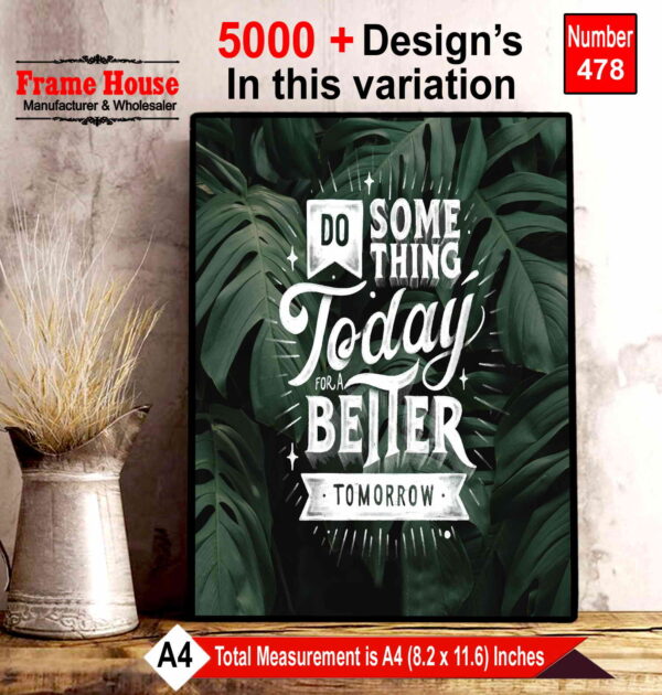 English Quote Photo Frame