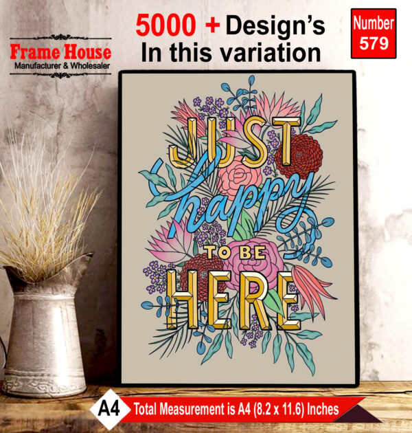 English Quote Photo Frame