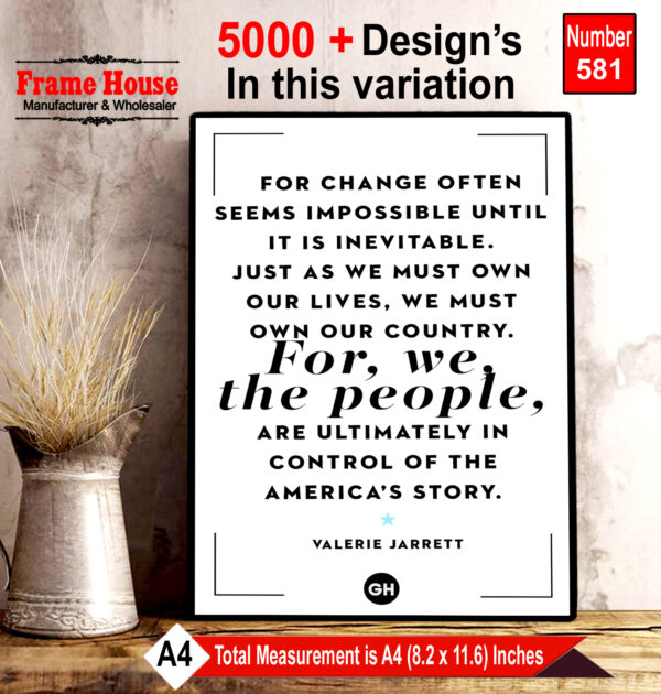 English Quote Photo Frame