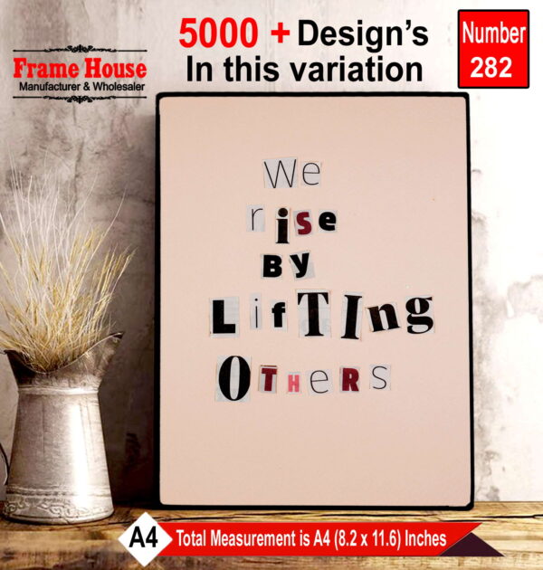 English Quote Photo Frame