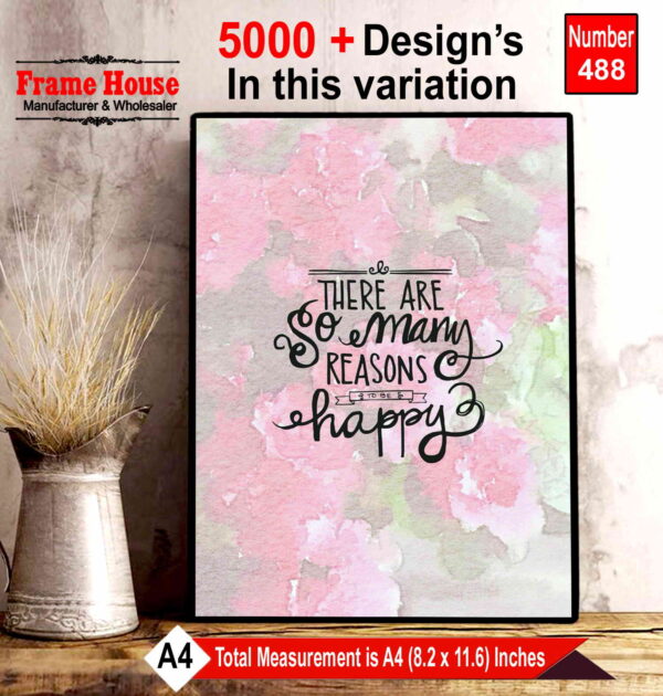 English Quote Photo Frame