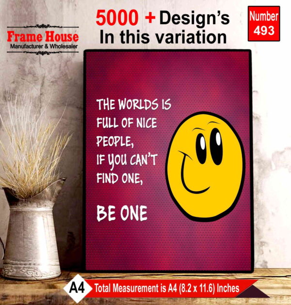 English Quote Photo Frame