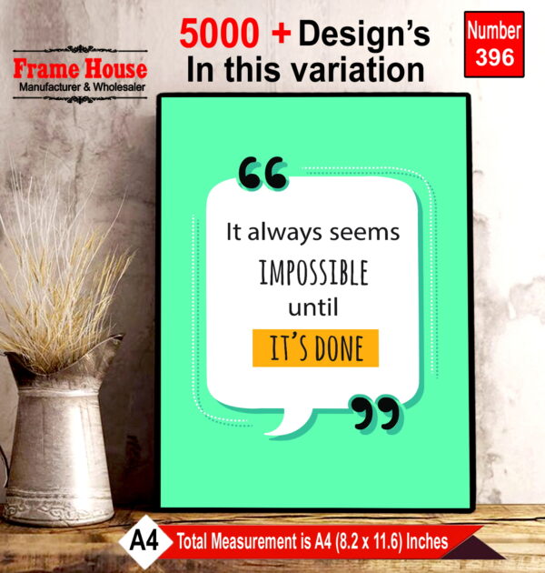 English Quotes Photo Frame