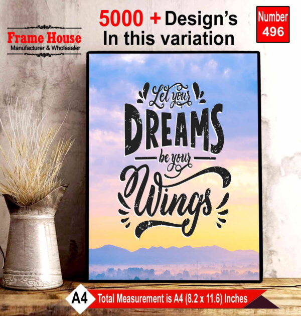 English Quote Photo Frame