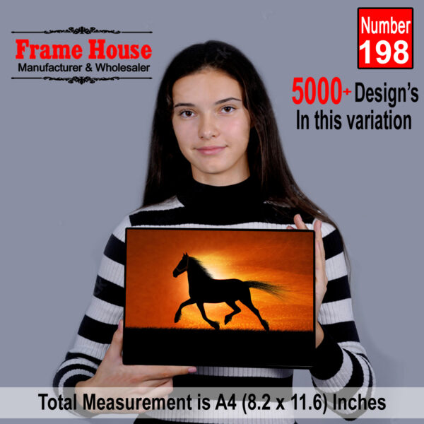 Horse Running Photo Frame