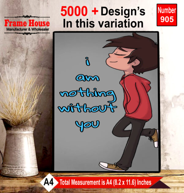 English Quote Photo Frame