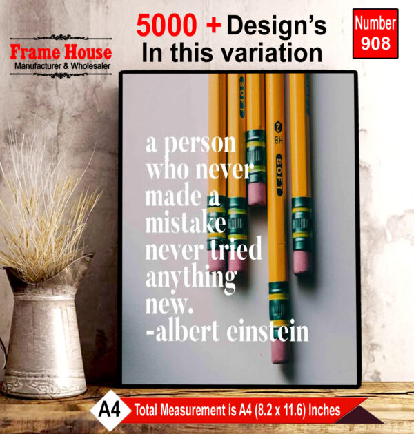 English Quote Photo Frame