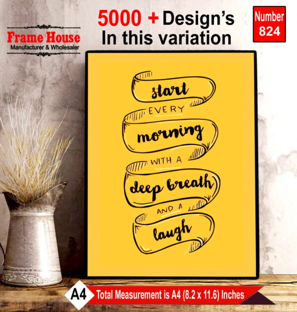 English Quote Photo Frame