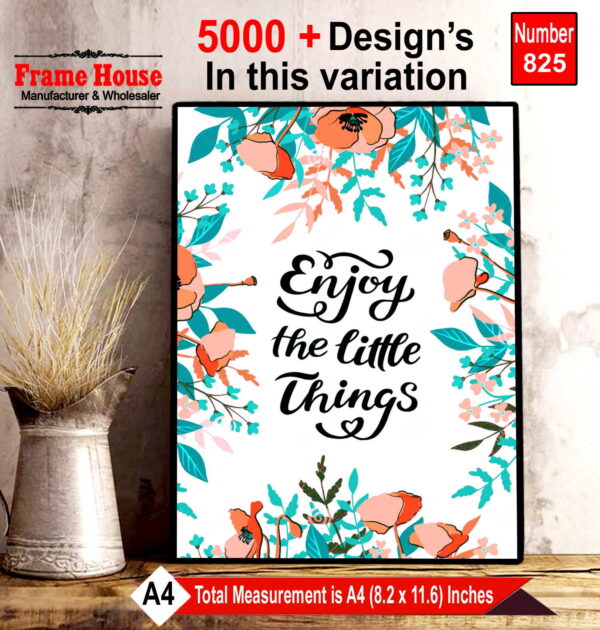 English Quote Photo Frame