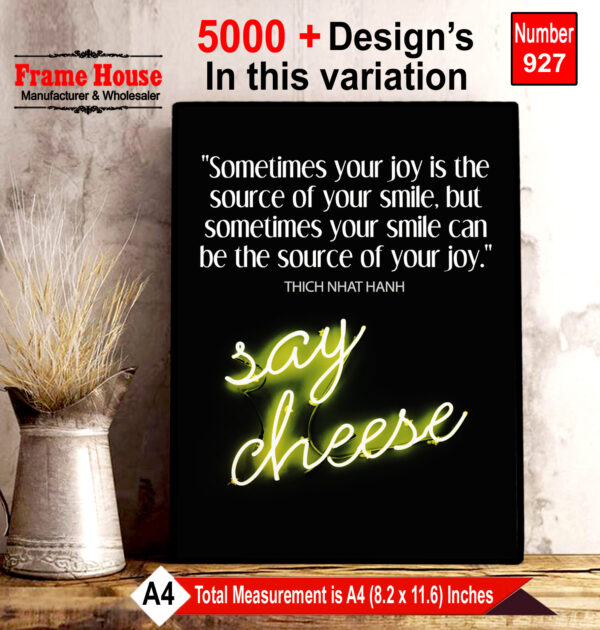 English Quote Photo Frame