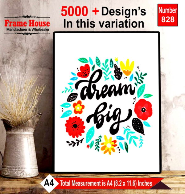 English Quote Photo Frame