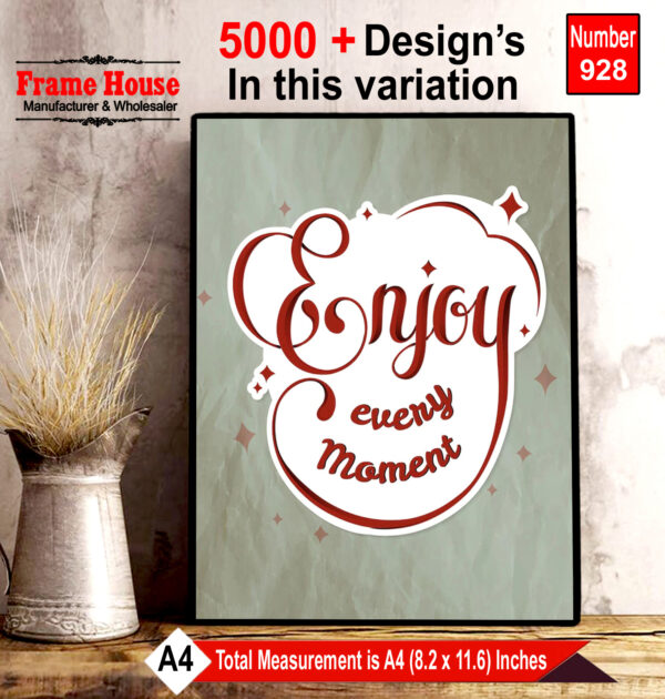 English Quote Photo Frame