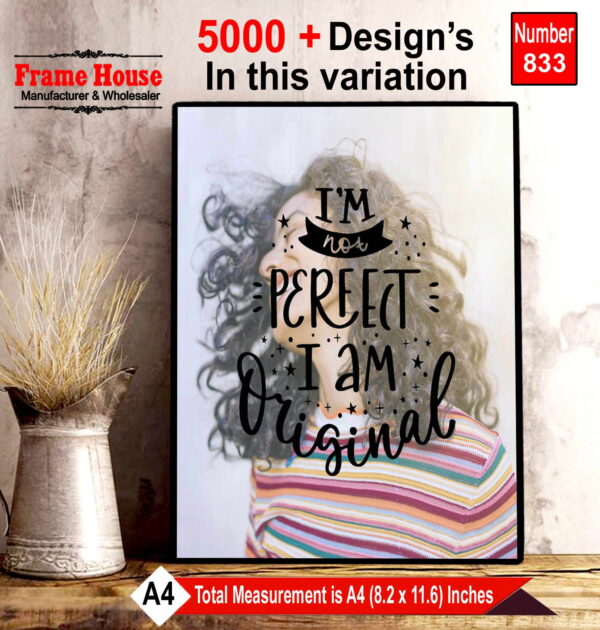 English Quote Photo Frame