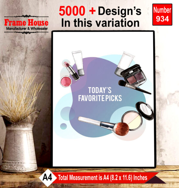 Beauty Product Photo Frame