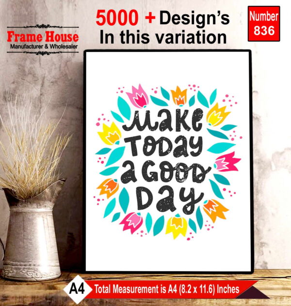 English Quote Photo Frame