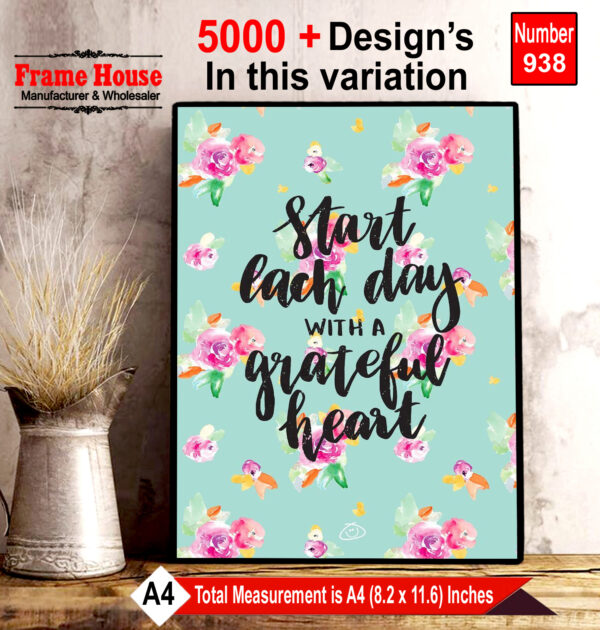 English Quote Photo Frame