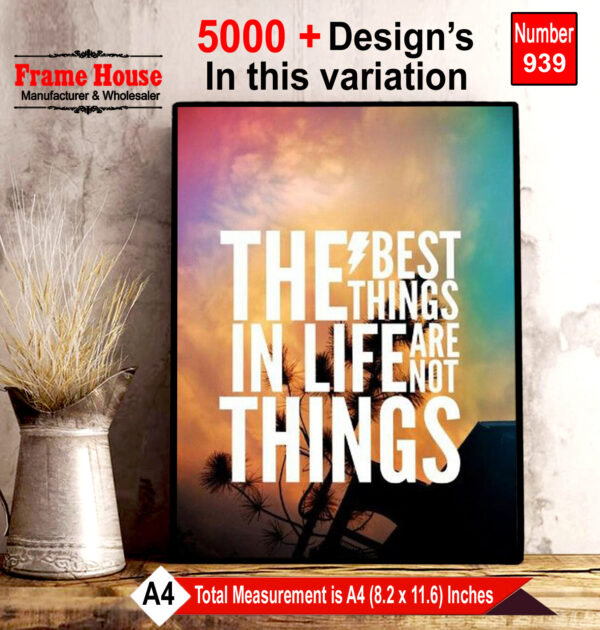 English Quote Photo Frame