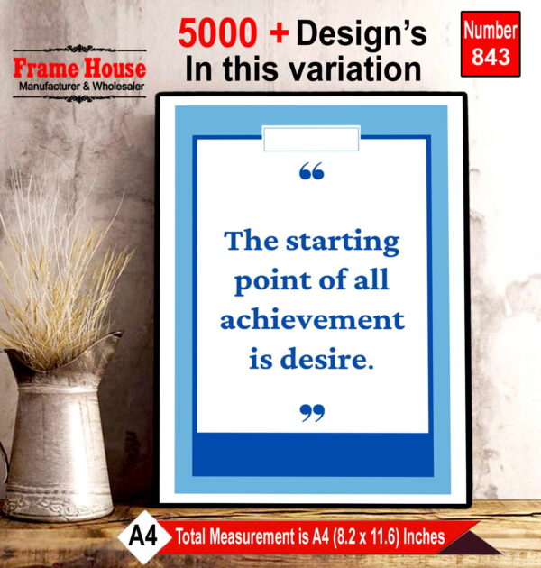 English Quote Photo Frame