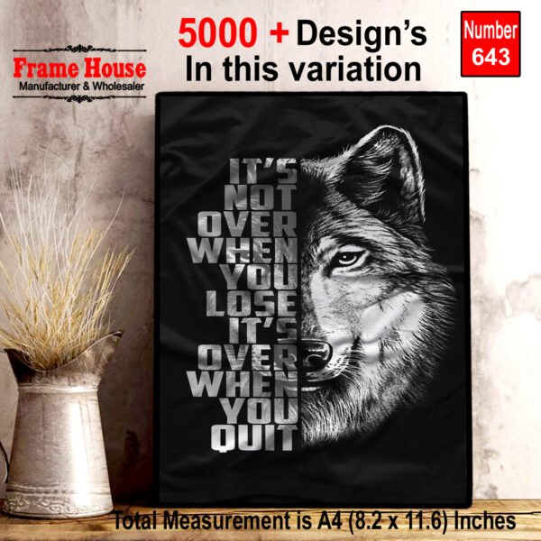 English Quote Photo Frame