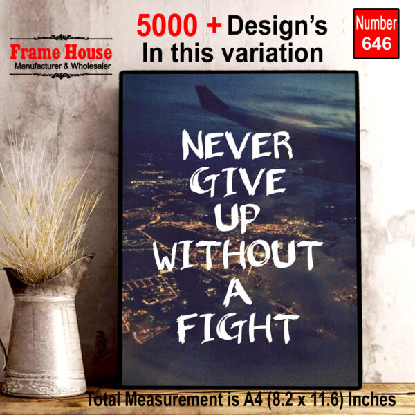 English Quote Photo Frame