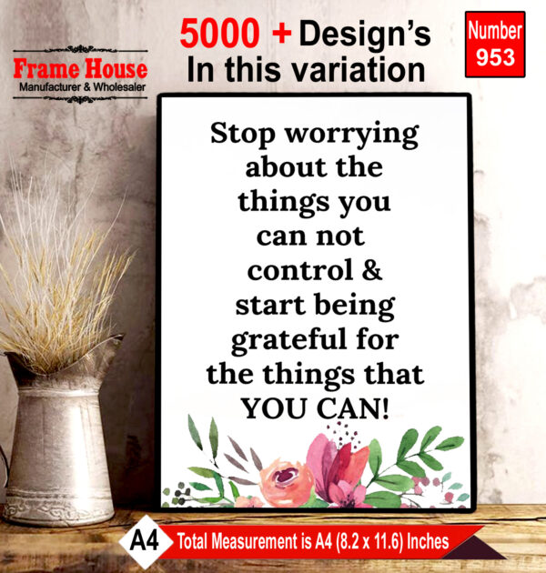 English Quote Photo Frame